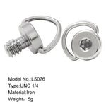 BEXIN LS076 2 PCS Quick Release Plate Screws 1/4 inch -20 Adapter Mount Screws, LS076