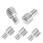 BEXIN LS037 2 PCS M6 to 3/8 inch Conversion Screws Adapter Camera Screws, LS037