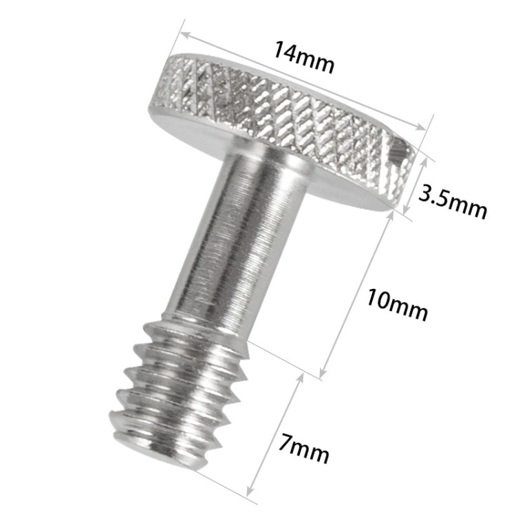 BEXIN LS005 2 PCS 1/4 inch Female Thread Screws DSLR Camera Mount Screws, LS005