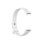 For Samsung Galaxy Fit SM-R370 Silicone Glossy Nail Button Replacement Strap Watchband