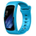 For Samsung Gear Fit2 Pro Silicone Replacement Strap Watchband, S, L