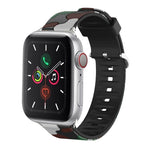 Silicone Replaceable Watch Strap, For Apple Watch Ultra 49mm / Series 8&7 45mm / SE 2&6&SE&5&4 44mm / 3&2&1 42mm, For Apple Watch Series 8&7 41mm / SE 2&6&SE&5&4 40mm / 3&2&1 38mm, For Apple Watch Series 7 45mm / 6 & SE & 5 & 4 44mm / 3 & 2 & 1 42mm   ...