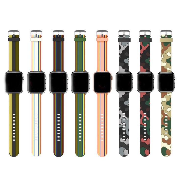 Silicone Replaceable Watch Strap, For Apple Watch Ultra 49mm / Series 8&7 45mm / SE 2&6&SE&5&4 44mm / 3&2&1 42mm, For Apple Watch Series 8&7 41mm / SE 2&6&SE&5&4 40mm / 3&2&1 38mm, For Apple Watch Series 7 45mm / 6 & SE & 5 & 4 44mm / 3 & 2 & 1 42mm   ...