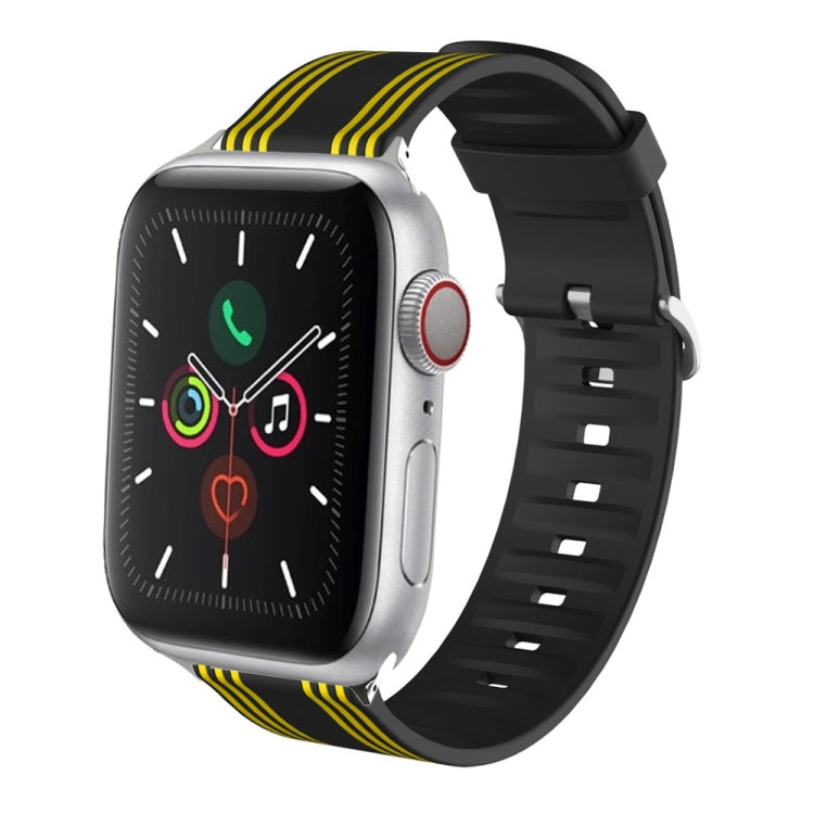 Silicone Replaceable Watch Strap, For Apple Watch Ultra 49mm / Series 8&7 45mm / SE 2&6&SE&5&4 44mm / 3&2&1 42mm, For Apple Watch Series 8&7 41mm / SE 2&6&SE&5&4 40mm / 3&2&1 38mm, For Apple Watch Series 7 45mm / 6 & SE & 5 & 4 44mm / 3 & 2 & 1 42mm   ...