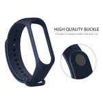 For Xiaomi Mi Band 6 (CA8856) Solid Color Silicone Replacement Strap Watchband