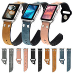 Leather Knife Strap, For Apple Watch Ultra 49mm / Series 8&7 45mm / SE 2&6&SE&5&4 44mm / 3&2&1 42mm, For Apple Watch Series 8&7 41mm / SE 2&6&SE&5&4 40mm / 3&2&1 38mm