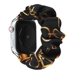 Fabric Hair Ring Replacement Strap Watchband For, Apple Watch Series 8&7 45mm / SE 2&6&SE&5&4 44mm / 3&2&1 42mm, Apple Watch Series 8&7 41mm / SE 2&6&SE&5&4 40mm / 3&2&1 38mm