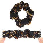 Fabric Hair Ring Replacement Strap Watchband For, Apple Watch Series 8&7 45mm / SE 2&6&SE&5&4 44mm / 3&2&1 42mm, Apple Watch Series 8&7 41mm / SE 2&6&SE&5&4 40mm / 3&2&1 38mm