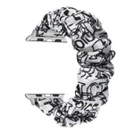 Fabric Hair Ring Replacement Strap Watchband For, Apple Watch Series 8&7 45mm / SE 2&6&SE&5&4 44mm / 3&2&1 42mm, Apple Watch Series 8&7 41mm / SE 2&6&SE&5&4 40mm / 3&2&1 38mm