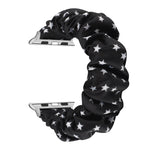 Fabric Hair Ring Replacement Strap Watchband For, Apple Watch Series 8&7 45mm / SE 2&6&SE&5&4 44mm / 3&2&1 42mm, Apple Watch Series 8&7 41mm / SE 2&6&SE&5&4 40mm / 3&2&1 38mm