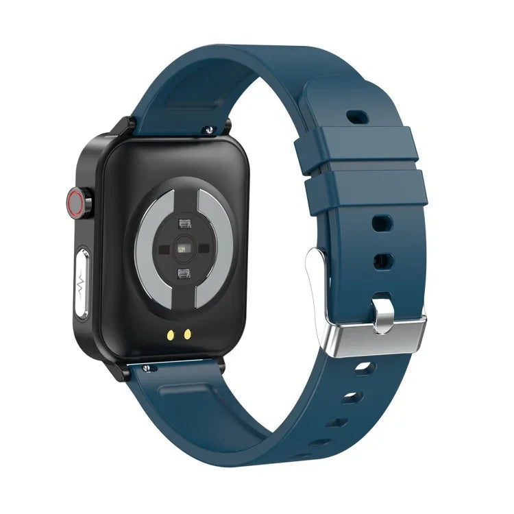 E86 1.7 inch TFT Color Screen IP68 Waterproof Smart Watch, Support Blood Oxygen Monitoring / Body Temperature Monitoring / AI Medical Diagnosis, Style: TPU Strap, TPU Strap(Blue), TPU Strap(Black), TPU Strap(Red)