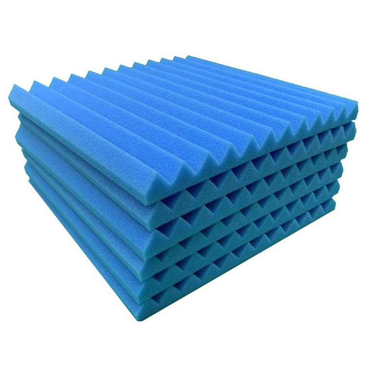 30x30x2.5cm Triangular Groove Style Recording Studio Drum Video Room Sound Insulation Board Silencer Cotton, 6 PCS, 10 PCS, 12 PCS, 20 PCS, 24 PCS