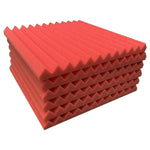 30x30x2.5cm Triangular Groove Style Recording Studio Drum Video Room Sound Insulation Board Silencer Cotton, 6 PCS, 10 PCS, 12 PCS, 20 PCS, 24 PCS