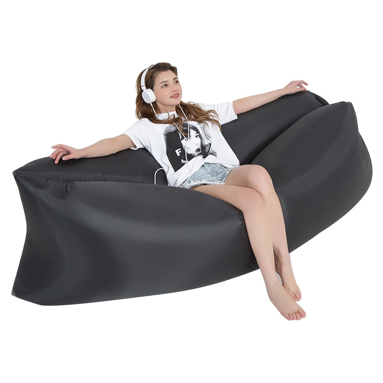Outdoor Portable Lazy Water Inflatable Sofa Beach Grass Air Bed, Size: 200 x 70cm, 200 x 70cm Green, 200 x 70cm Pink, 200 x 70cm Rose Red, 200 x 70cm Sapphire Blue, 200 x 70cm Grass Green, 200 x 70cm Red, 200 x 70cm Yellow, 200 x 70cm Purple           ...