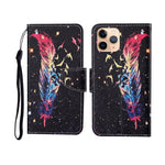Painted Pattern Horizontal Flip Leathe Case, For iPhone 11, For iPhone 11 Pro, For iPhone 11 Pro Max