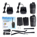 1 Pair RETEVIS RT21 2.5W US Frequency 400-480MHz 16CH Handheld Walkie Talkie, US Plug, RT21 US Plug