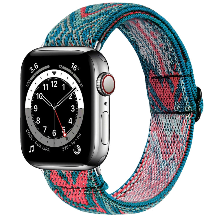 Elastic Watch Strap, For Apple Watch Series 7 45mm / 6 & SE & 5 & 4 44mm / 3 & 2 & 1 42mm, For Apple Watch Series 7 41mm / 6 & SE & 5 & 4 40mm / 3 & 2 & 1 38mm, For Apple Watch Apple Watch Series 7 45mm / 6 & SE & 5 & 4 44mm / 3 & 2 & 1 42mm           ...