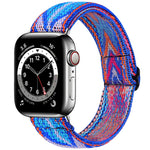 Elastic Watch Strap, For Apple Watch Series 7 45mm / 6 & SE & 5 & 4 44mm / 3 & 2 & 1 42mm, For Apple Watch Series 7 41mm / 6 & SE & 5 & 4 40mm / 3 & 2 & 1 38mm, For Apple Watch Apple Watch Series 7 45mm / 6 & SE & 5 & 4 44mm / 3 & 2 & 1 42mm           ...