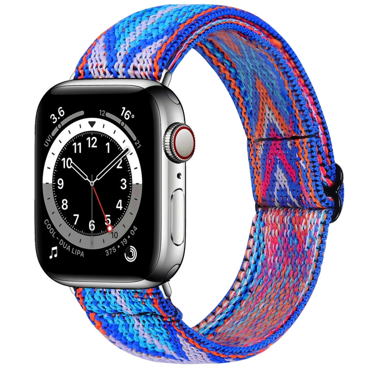 Elastic Watch Strap, For Apple Watch Series 7 45mm / 6 & SE & 5 & 4 44mm / 3 & 2 & 1 42mm, For Apple Watch Series 7 41mm / 6 & SE & 5 & 4 40mm / 3 & 2 & 1 38mm, For Apple Watch Apple Watch Series 7 45mm / 6 & SE & 5 & 4 44mm / 3 & 2 & 1 42mm           ...