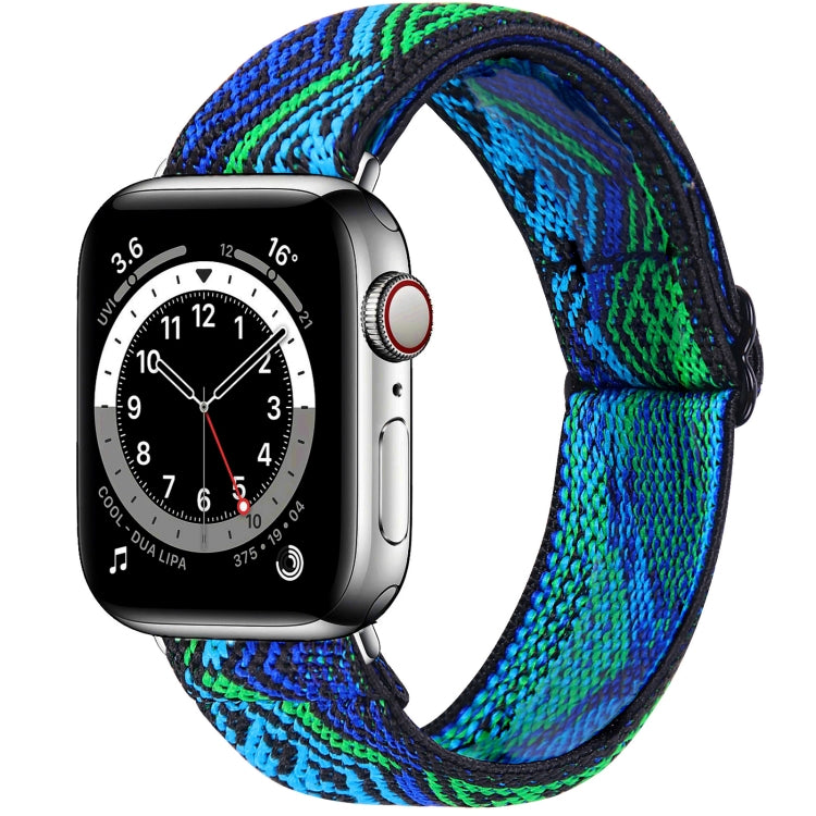 Elastic Watch Strap, For Apple Watch Series 7 45mm / 6 & SE & 5 & 4 44mm / 3 & 2 & 1 42mm, For Apple Watch Series 7 41mm / 6 & SE & 5 & 4 40mm / 3 & 2 & 1 38mm, For Apple Watch Apple Watch Series 7 45mm / 6 & SE & 5 & 4 44mm / 3 & 2 & 1 42mm           ...