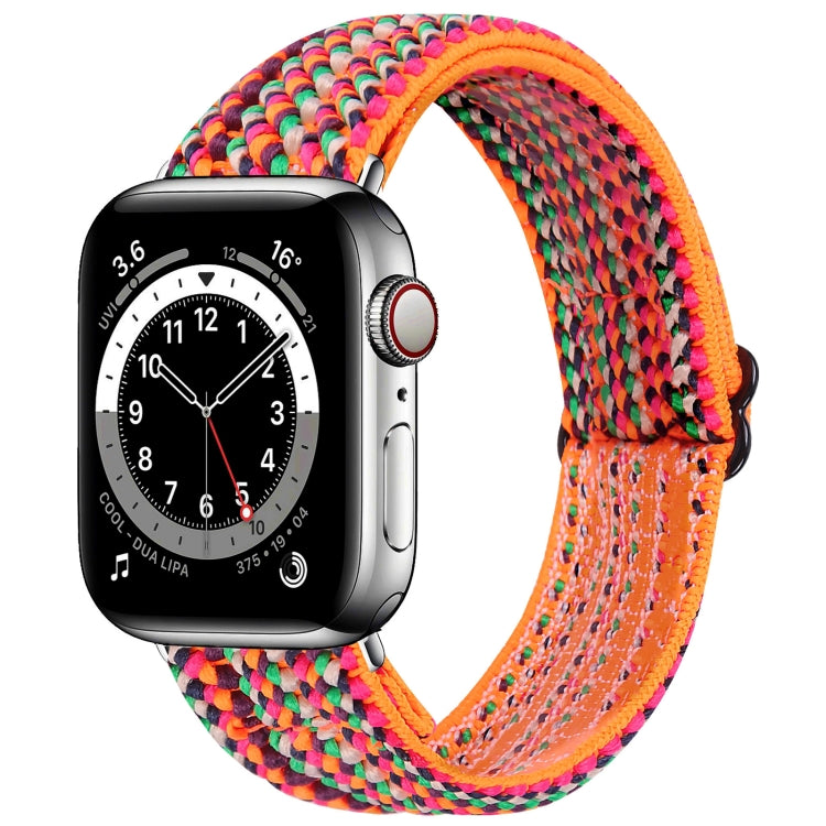 Elastic Watch Strap, For Apple Watch Series 7 45mm / 6 & SE & 5 & 4 44mm / 3 & 2 & 1 42mm, For Apple Watch Series 7 41mm / 6 & SE & 5 & 4 40mm / 3 & 2 & 1 38mm, For Apple Watch Apple Watch Series 7 45mm / 6 & SE & 5 & 4 44mm / 3 & 2 & 1 42mm           ...