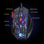 HXSJ P6+V100+H300 Keyboard Mouse Converter + One-handed Keyboard + Gaming Mouse Set, P6+V100+H300