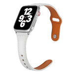 Universal T-shaped Thin Reverse Buckle Leather Watch Strap, For Apple Watch Ultra 49mm / Series 8&7 45mm / SE 2&6&SE&5&4 44mm / 3&2&1 42mm, For Apple Watch Series 8&7 41mm / SE 2&6&SE&5&4 40mm / 3&2&1 38mm