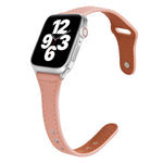 Universal T-shaped Thin Reverse Buckle Leather Watch Strap, For Apple Watch Ultra 49mm / Series 8&7 45mm / SE 2&6&SE&5&4 44mm / 3&2&1 42mm, For Apple Watch Series 8&7 41mm / SE 2&6&SE&5&4 40mm / 3&2&1 38mm