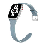 Universal T-shaped Thin Leather Watch Strap, For Apple Watch Series 7 45mm / 6 & SE & 5 & 4 44mm / 3 & 2 & 1 42mm, For Apple Watch Series 7 41mm / 6 & SE & 5 & 4 40mm / 3 & 2 & 1 38mm                                                                     ...