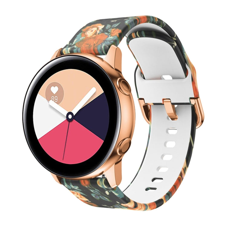 Silicone Printing Replacement Strap Watchband, For Samsung Galaxy Watch 42mm, For Samsung Galaxy Watch 46mm