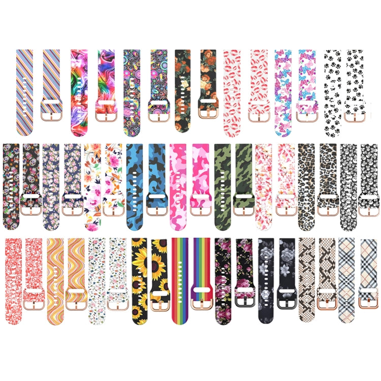 Silicone Printing Replacement Strap Watchband, For Samsung Galaxy Watch 42mm, For Samsung Galaxy Watch 46mm