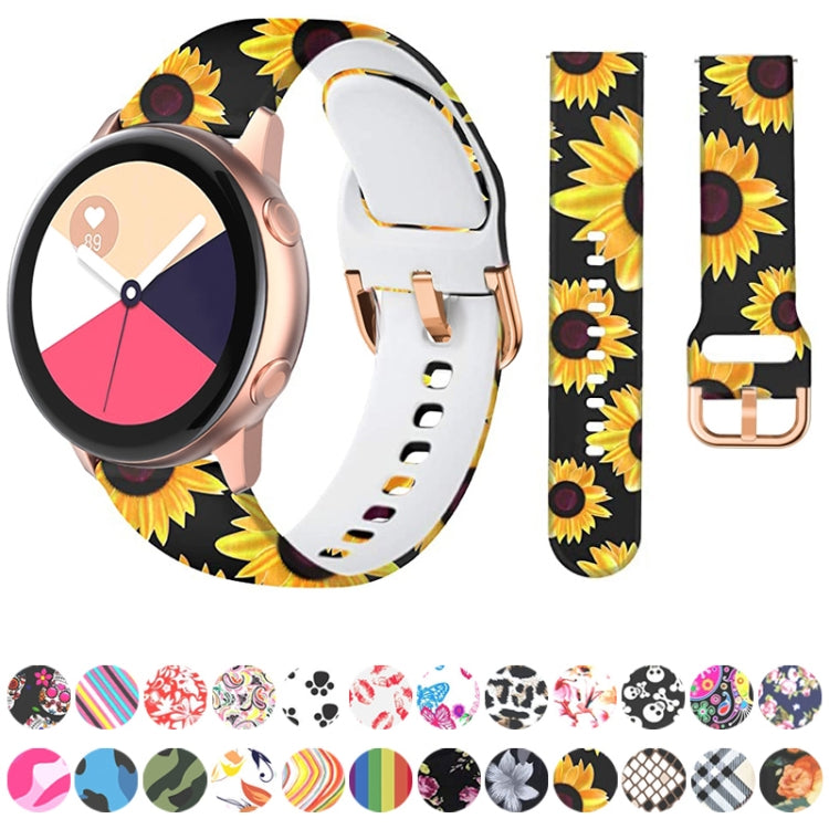 Silicone Printing Replacement Strap Watchband, For Samsung Galaxy Watch 42mm, For Samsung Galaxy Watch 46mm