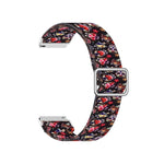 Adjustable Elastic Printing Replacement Watchband, 20mm For Samsung Galaxy Watch Active2 / Active, 22mm For Galaxy Watch3 45mm/ Huawei Watch GT 2 Pro