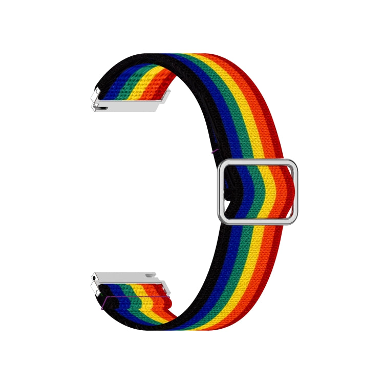 Adjustable Elastic Printing Replacement Watchband, 20mm For Samsung Galaxy Watch Active2 / Active, 22mm For Galaxy Watch3 45mm/ Huawei Watch GT 2 Pro