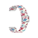 Adjustable Elastic Printing Replacement Watchband, 20mm For Samsung Galaxy Watch Active2 / Active, 22mm For Galaxy Watch3 45mm/ Huawei Watch GT 2 Pro