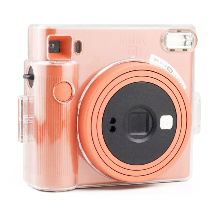 Clear Crystal Camera Bag with Shoulder Strap for Fujifilm Instax Square SQ1, For Fujifilm Instax Square SQ1