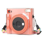 Clear Crystal Camera Bag with Shoulder Strap for Fujifilm Instax Square SQ1, For Fujifilm Instax Square SQ1