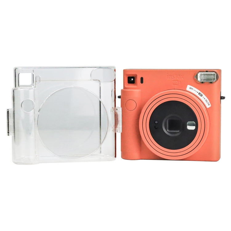 Clear Crystal Camera Bag with Shoulder Strap for Fujifilm Instax Square SQ1, For Fujifilm Instax Square SQ1