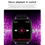 GT20 1.69 inch TFT Screen IP67 Waterproof Smart Watch, Support Music Control / Bluetooth Call / Heart Rate Monitoring / Blood Pressure Monitoring, Silicone Strap, Steel Strap