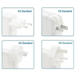 محول طاقة MagSafe 2 بقدرة 60 واط 16.5 فولت 3.65 أمبير 5 دبابيس A1435 لماك بوك، طول الكابل: 1.6 متر، قابس 60 واط أسترالي، قابس 60 واط أوروبي، قابس 60 واط بريطاني
