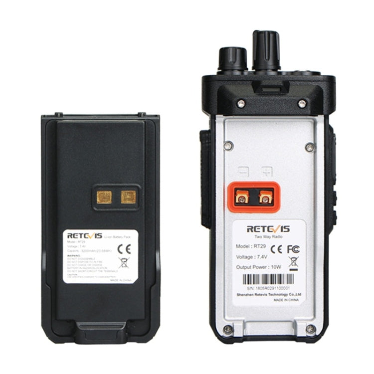 RETEVIS RT29 10W UHF 400-480MHz 16CHS Two Way Radio Handheld Walkie Talkie,, RT29,EU Plug, RT29,US Plug