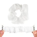 Shell Pattern Hair Ring Cloth Watch Strap, For Apple Watch Ultra 49mm / Series 8&7 45mm / SE 2&6&SE&5&4 44mm / 3&2&1 42mm, For Apple Watch Series 8&7 41mm / SE 2&6&SE&5&4 40mm / 3&2&1 38mm                                                                ...