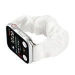 Shell Pattern Hair Ring Cloth Watch Strap, For Apple Watch Ultra 49mm / Series 8&7 45mm / SE 2&6&SE&5&4 44mm / 3&2&1 42mm, For Apple Watch Series 8&7 41mm / SE 2&6&SE&5&4 40mm / 3&2&1 38mm                                                                ...