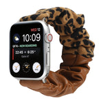 Leather Leopard Pattern Stitching Watch Strap, For Series 7 45mm / 6 & SE & 5 & 4 44mm / 3 & 2 & 1 42mm, For Series 7 41mm / 6 & SE & 5 & 4 40mm / 3 & 2 & 1 38mm