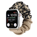 Leather Leopard Pattern Stitching Watch Strap, For Series 7 45mm / 6 & SE & 5 & 4 44mm / 3 & 2 & 1 42mm, For Series 7 41mm / 6 & SE & 5 & 4 40mm / 3 & 2 & 1 38mm