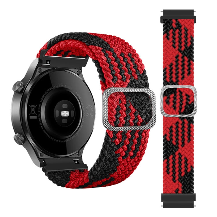 Adjustable Nylon Braided Elasticity Replacement Strap Watchband, For Samsung Galaxy Watch 42mm, For Samsung Galaxy Watch 46mm, For Samsung Galaxy Watch 3 41mm