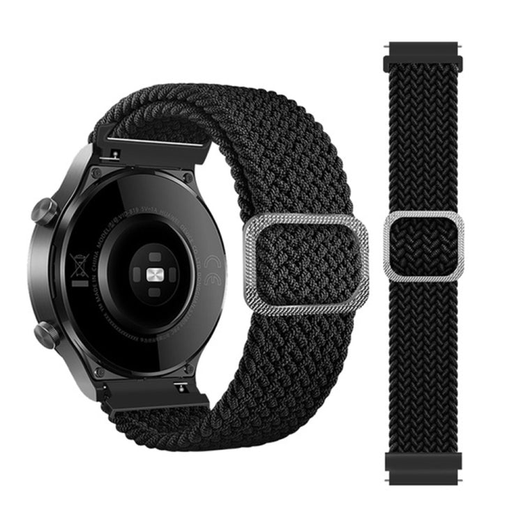 Universal Adjustable Nylon Braided Elasticity Replacement Strap Watchband, 20mm, 22mm