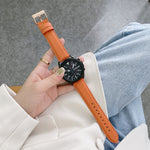 Sewing Litchi Texture Leather Replacement Strap Watchband, For Samsung Galaxy Watch Active2 44mm, For Samsung Galaxy Watch Active