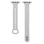 Double Nail Leather Replacement Strap Watchband, For Apple Watch Series 7  41mm / & 6 & SE & 5 & 4 40mm, For Apple Watch Series  7  45mm / & 6 & SE & 5 & 4 44mm