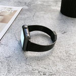 Buckle Style Steel Replacement Strap Watchband, For Apple Watch Series 7  41mm / & 6 & SE & 5 & 4 40mm, For Apple Watch Series  7  45mm / & 6 & SE & 5 & 4 44mm